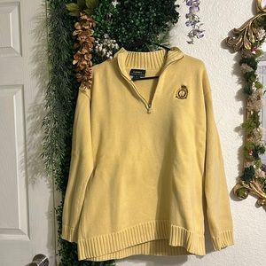 ralph lauren yellow sweater